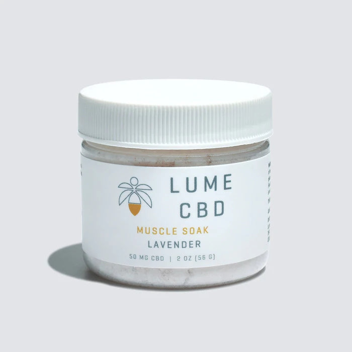 Lume CBD Muscle Soak, Lavender, 50 mg, 2 oz.